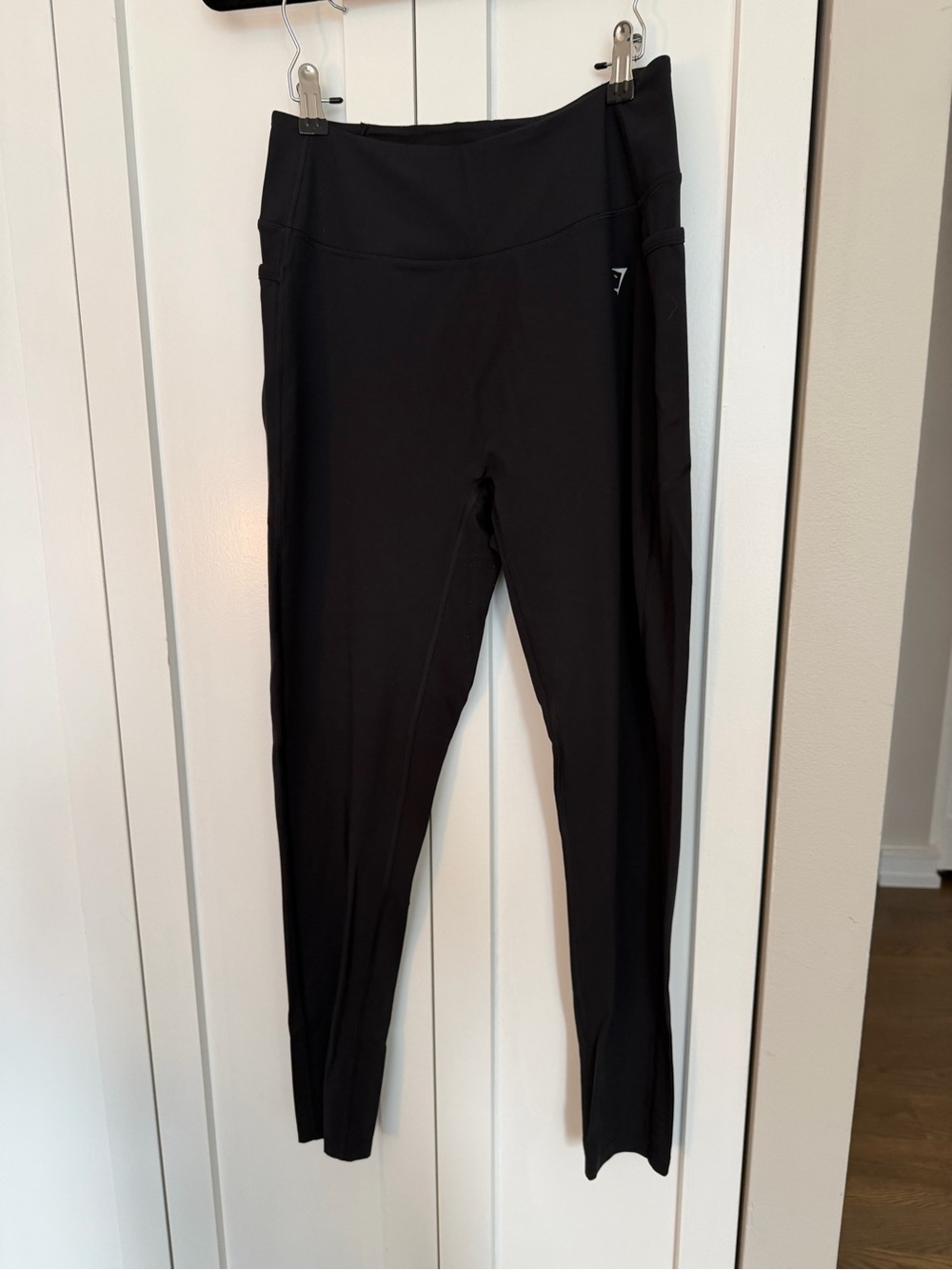 Gymshark Black High-Waist Leggings with Side Pocket